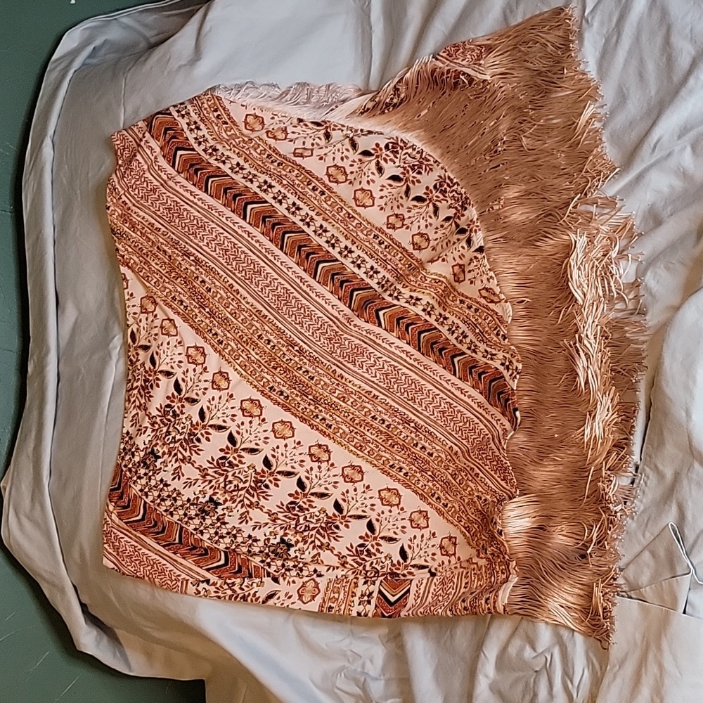 NWT Miranda Lambert Fringed Skirt XXL